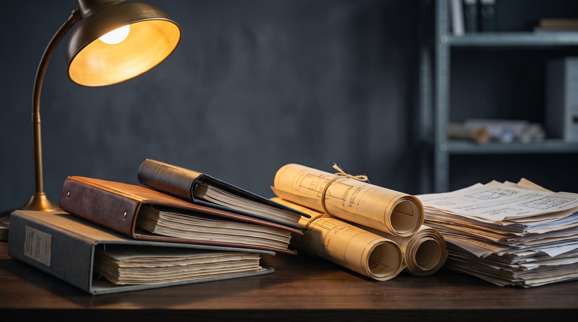 Project specification binders and closeout documents